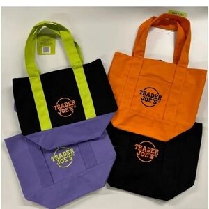 Trader Joe's Colorful Tote Bag sets available 2/bags
